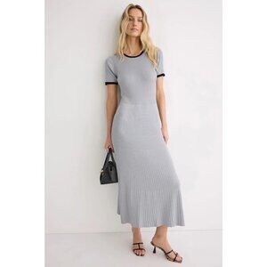 Alexia Admor Keiko Gray Crew Neck Dress – Women’s XL (Retails $265)